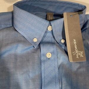 Lexus Ashworth Unisex EZ Tech Button Down Collared Shirt NWT
